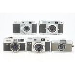 Five Various Cameras,