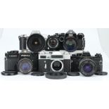 A Mixed Selection of Various Cameras,