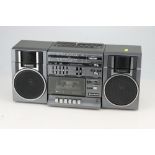 A Hitachi TRK-9005E Boom Box Ghetto Blaster,