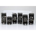 Six Folding Cameras,