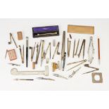 An Interesting Collection of Drawing Instruments,