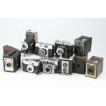A Selection of Folding & Box Type Cameras,