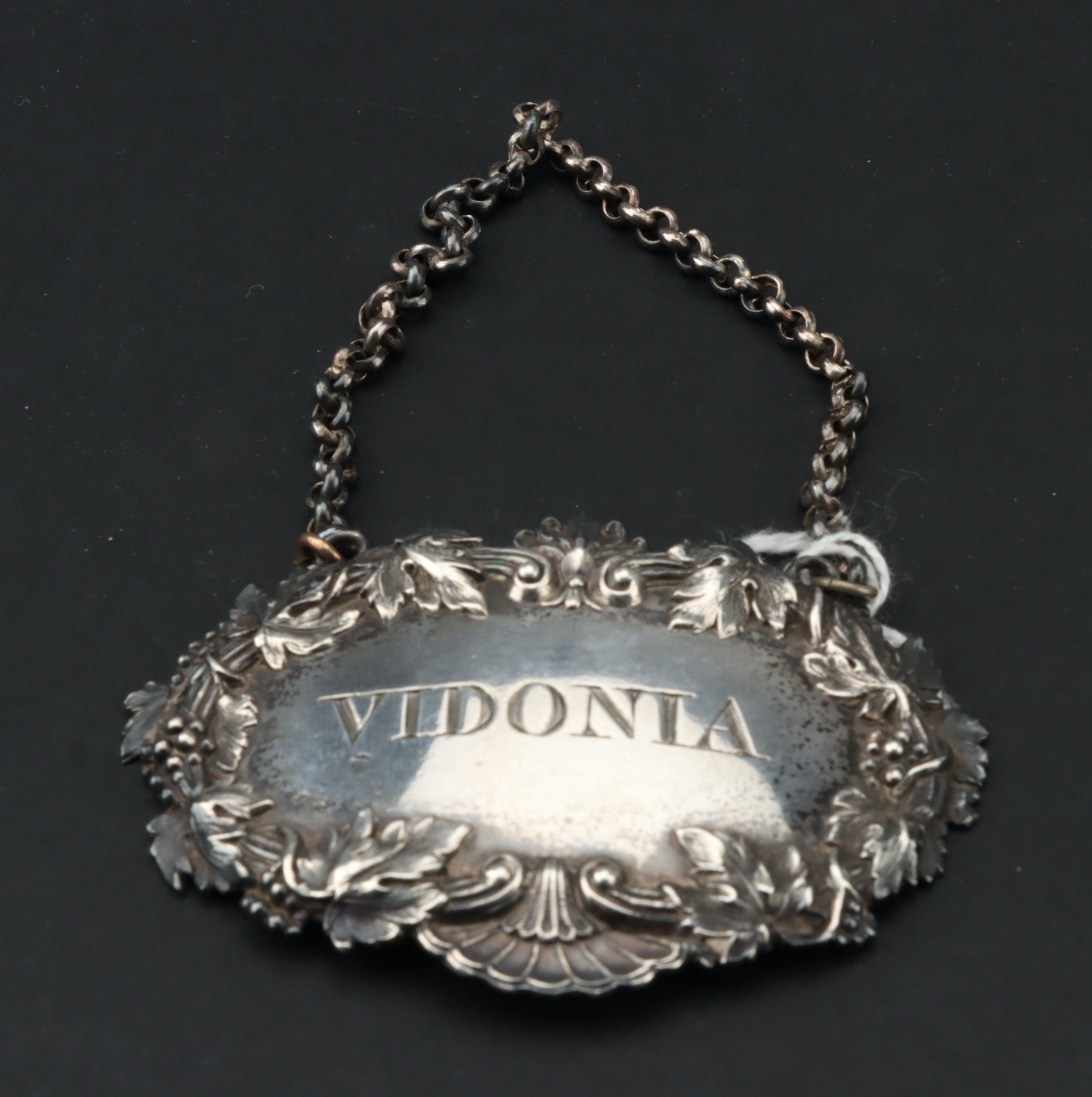 A George IV Silver Wine Label, - Image 2 of 5