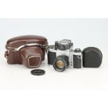 A Honeywell Pentax H3a 35mm SLR Camera,