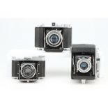 Three Folding Cameras,