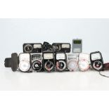 A Small Selection of Various Light Meters,