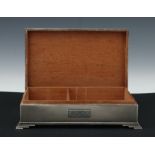 A George V Silver Table Top Cigarette Case,