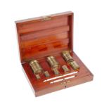 Victorian Set of Customs Inspectors Standard Apothecaries' Measures,