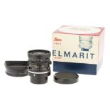 A Leitz Elmarit f/2.8 28mm Lens,