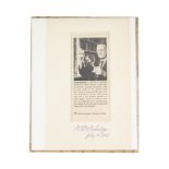 Dr. William D. Coolidge, Signed Image,