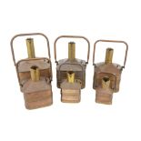 A Set of 6 Standard Working Liquid Capacity Measures,