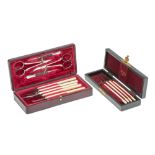 Two Cased Set of Ophthalmic Surgical Instruments.