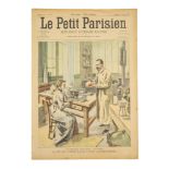 Pierre and Marie Curie in their laboratory, from Le Petit Parisien,