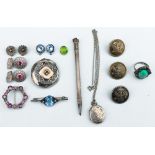 A Small Group of Silver Jewellery,