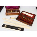 19th Century Hydrometers and Ivory Drawing Instruments,