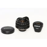 A Voigtlander Super Wide-Helar Aspherical f/4.5 15mm Lens,