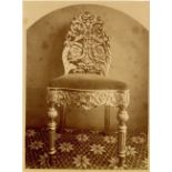 A Gilded Throne, Albumen Print,