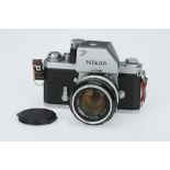 A Nikon F 35mm SLR Camera,