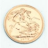 An Elizabeth II Gold Sovereign Coin,