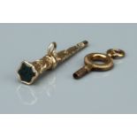 A Victorian Fob Pencil and Seal,