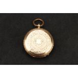 A 14 ct Gold Key Wind Open Face Fob Watch,