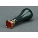 A Rare William IV Bloodstone Handled Carnelian Desk Seal,