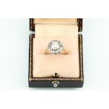 Old Cut Diamond Cluster Ring,