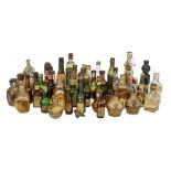 A Collection of Vintage Spirit Miniatures,