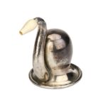 A Small Silver-Plated Ear Trumpet,