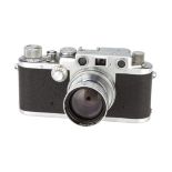 A Leica IIIf Rangefinder Camera,