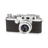 A Leica IIIf Rangefinder Camera,