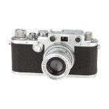 A Leica IIIf Rangefinder Camera,