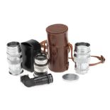 Three Canon Rangefinder Lenses,