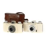 Two Ilford Advocate 35mm Viewfinder Cameras,