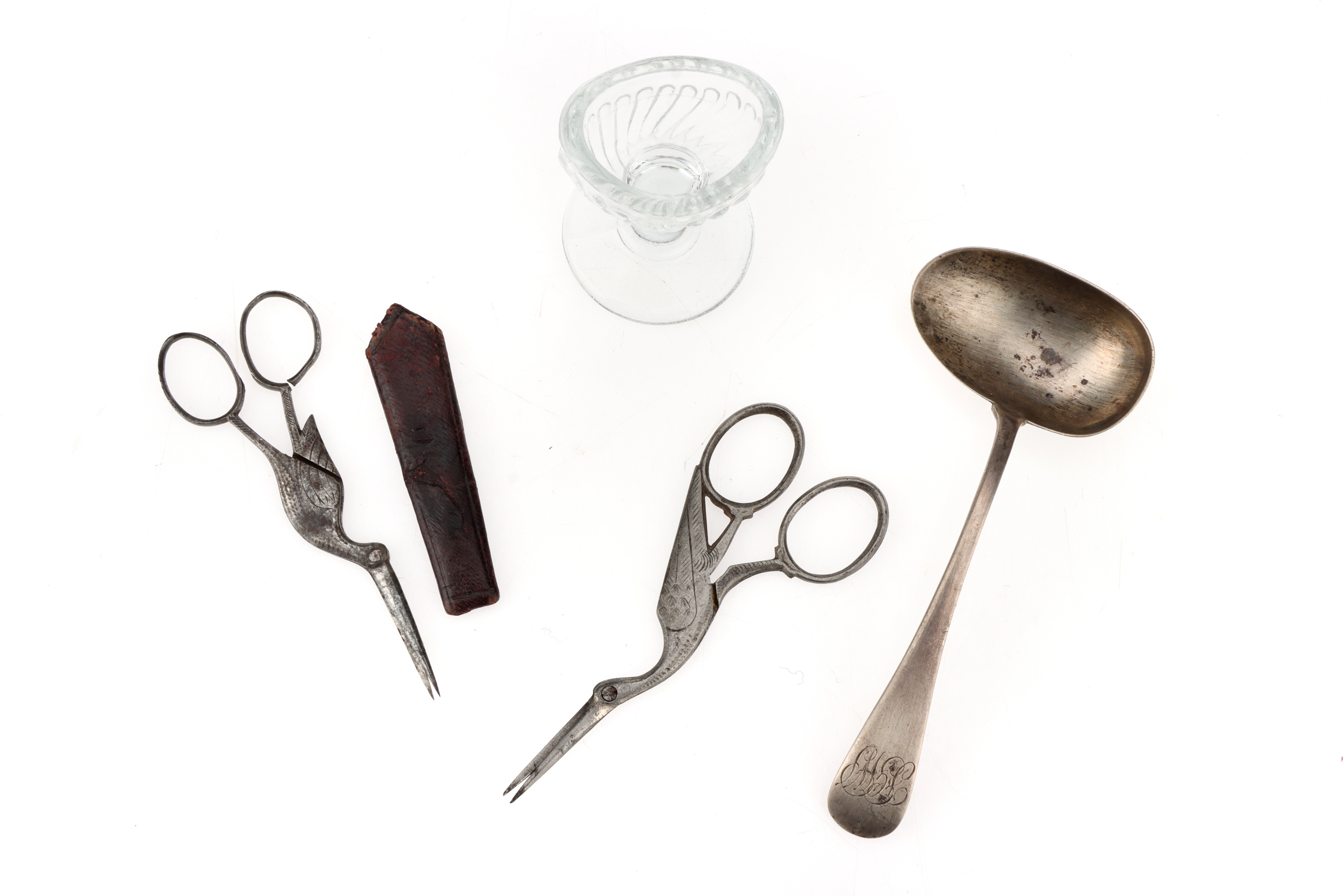 Medical, A Silver Spoon and Glass Eyebath etc