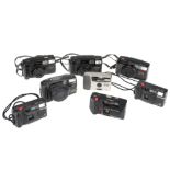 Eight Pentax 35mm Compact Cameras,