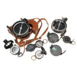 A Collection of Surveying Compasses,