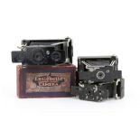 Three Ensign Ensignette Cameras,