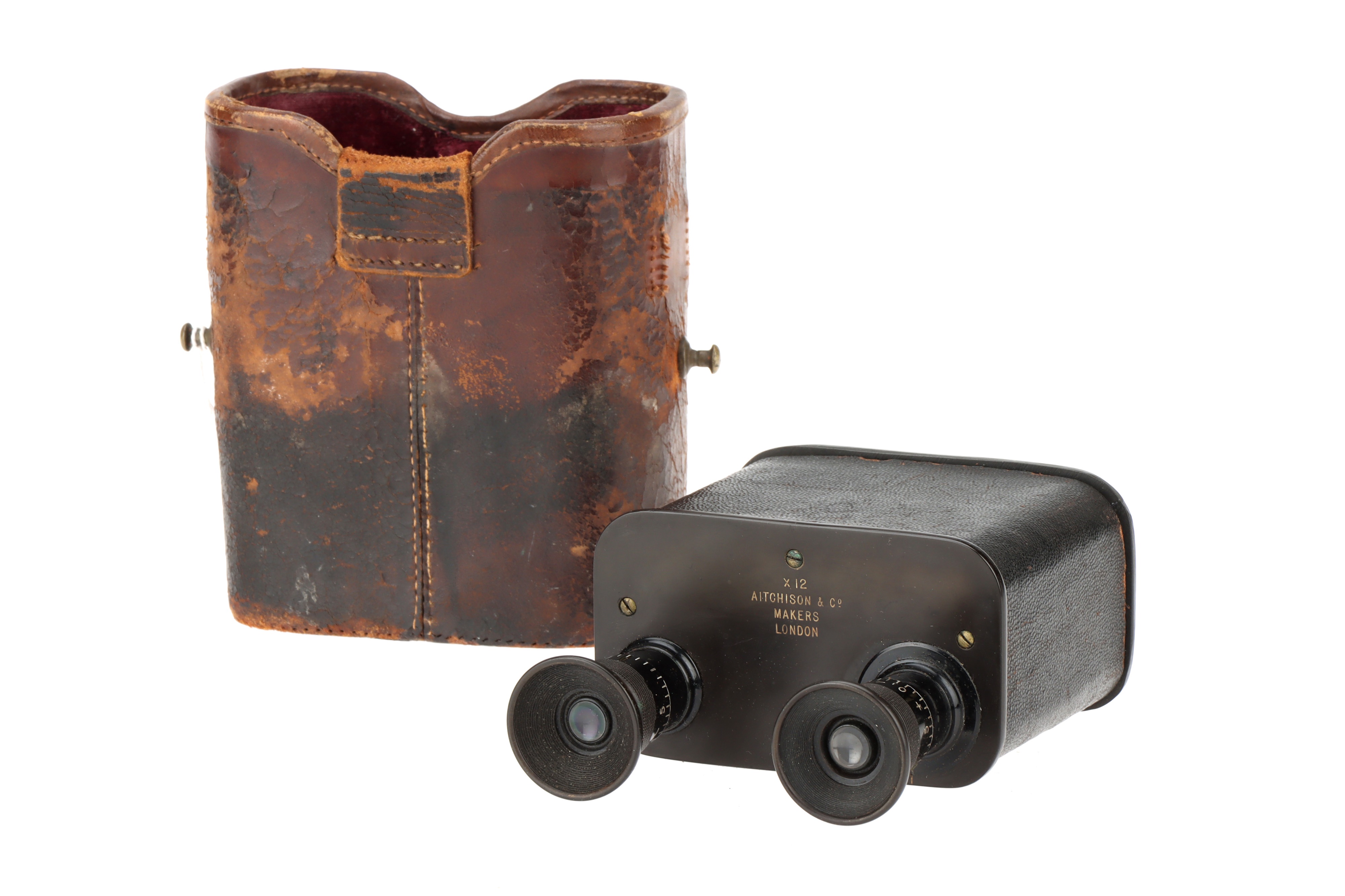 Unusual Set of Prismatic Binoculars By Aitchison,