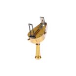 A Small Lacquered Brass French Surveyors Instrument,