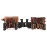 Collection of 3 American Binoculars,