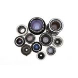 A Good Selection of Camera Lenses,