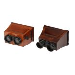 Two Brewster-Type Stereo Viewers,