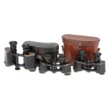 Collection of 3 German Sets of Binoculars,