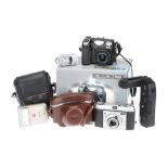 A Small Selection of Various Camera Equipment,