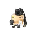 A Nikon D200 Digital SLR Camera,