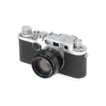 A Leica IIc 'Sharkskin' Rangefinder Camera,