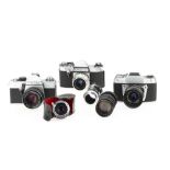 A Mixed Selection of 35mm SLR Cameras,