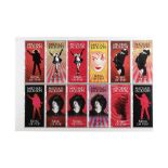 Proof Set of Ticket Designs for Michael Jackson This Is It! Tour 2010;