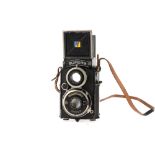 A Voigtlander Superb Medium Format TLR Camera,